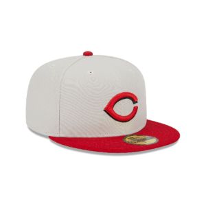 Cincinnati Reds Varsity Letter 59FIFTY Fitted Hat sold by New Era