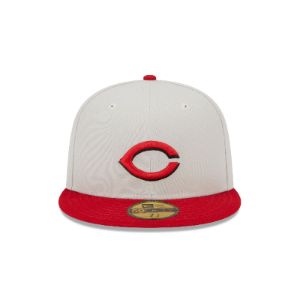 Cincinnati Reds Varsity Letter 59FIFTY Fitted Hat sold by New Era