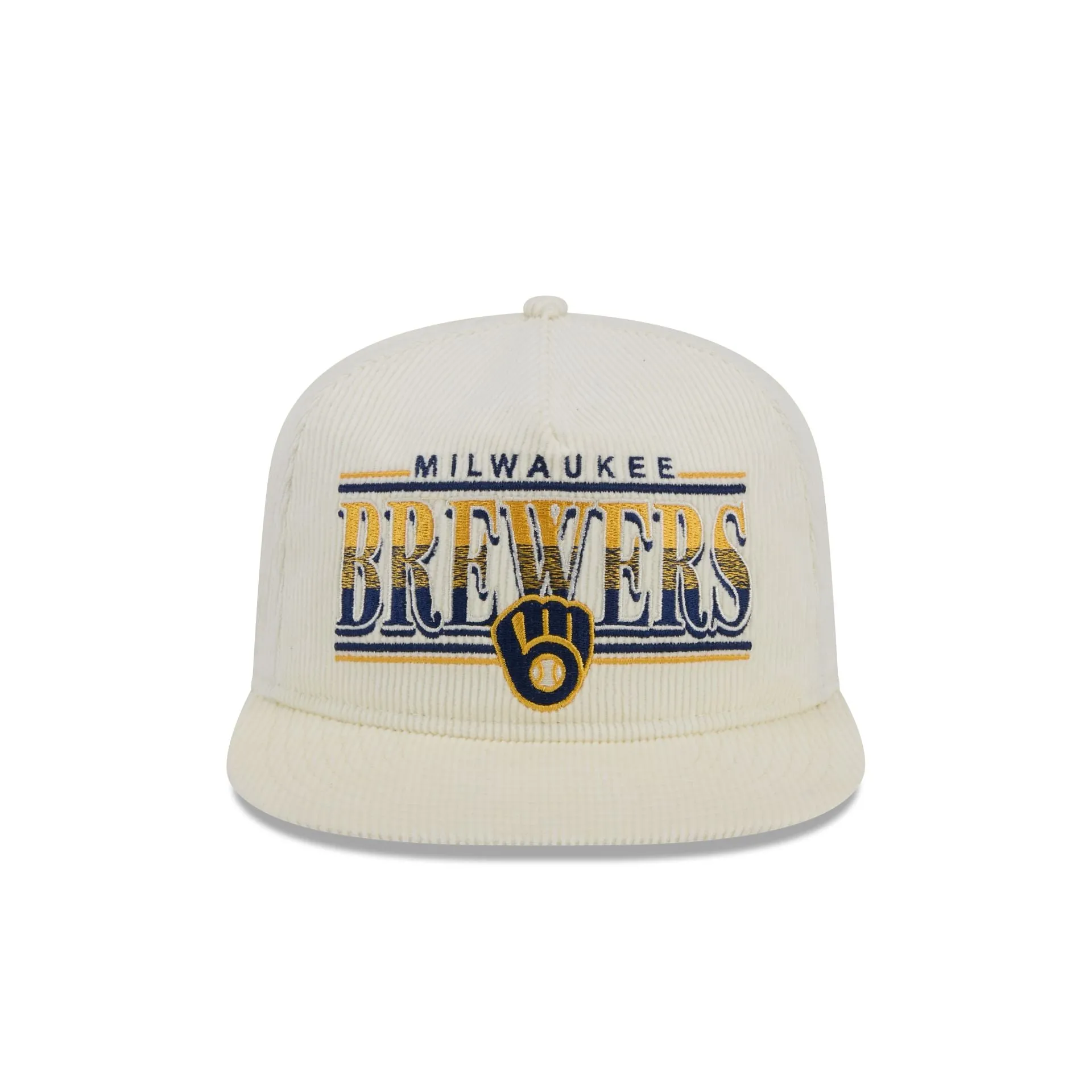 Milwaukee Brewers Throwback Corduroy Golfer Hat sold by New Era product image thumbnail 2