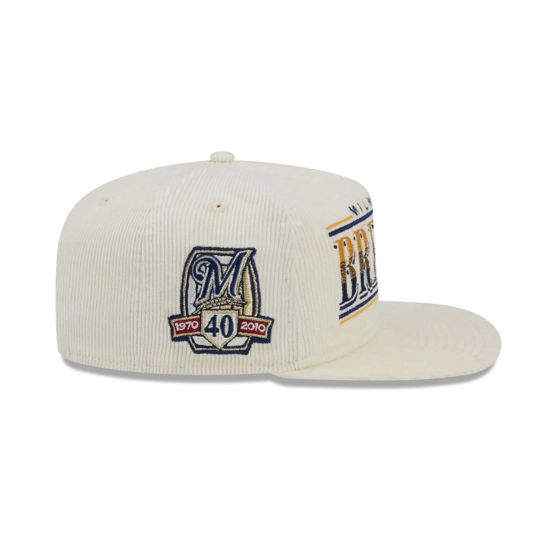 Milwaukee Brewers Throwback Corduroy Golfer Hat sold by New Era product image thumbnail 5