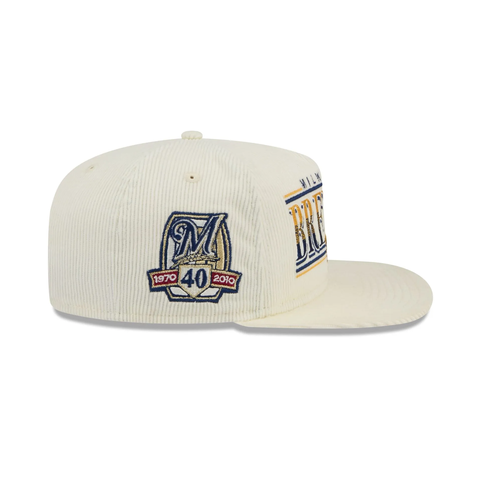 Milwaukee Brewers Throwback Corduroy Golfer Hat sold by New Era product image thumbnail 4