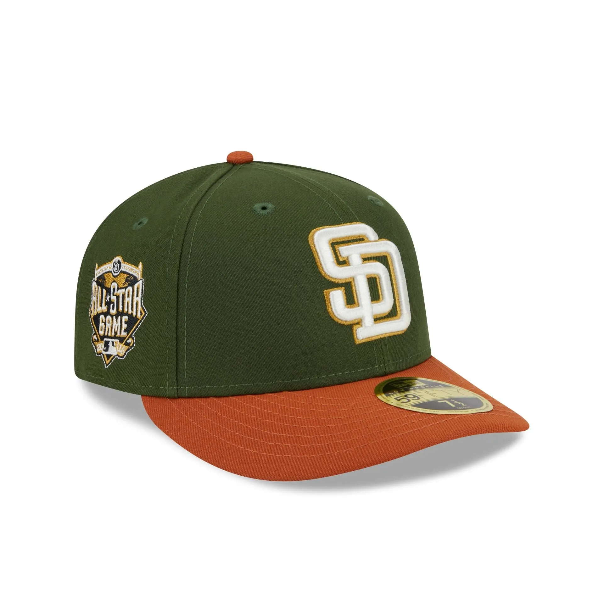 San Diego Padres Scarlet Low Profile 59FIFTY Fitted Hat sold by New Era
