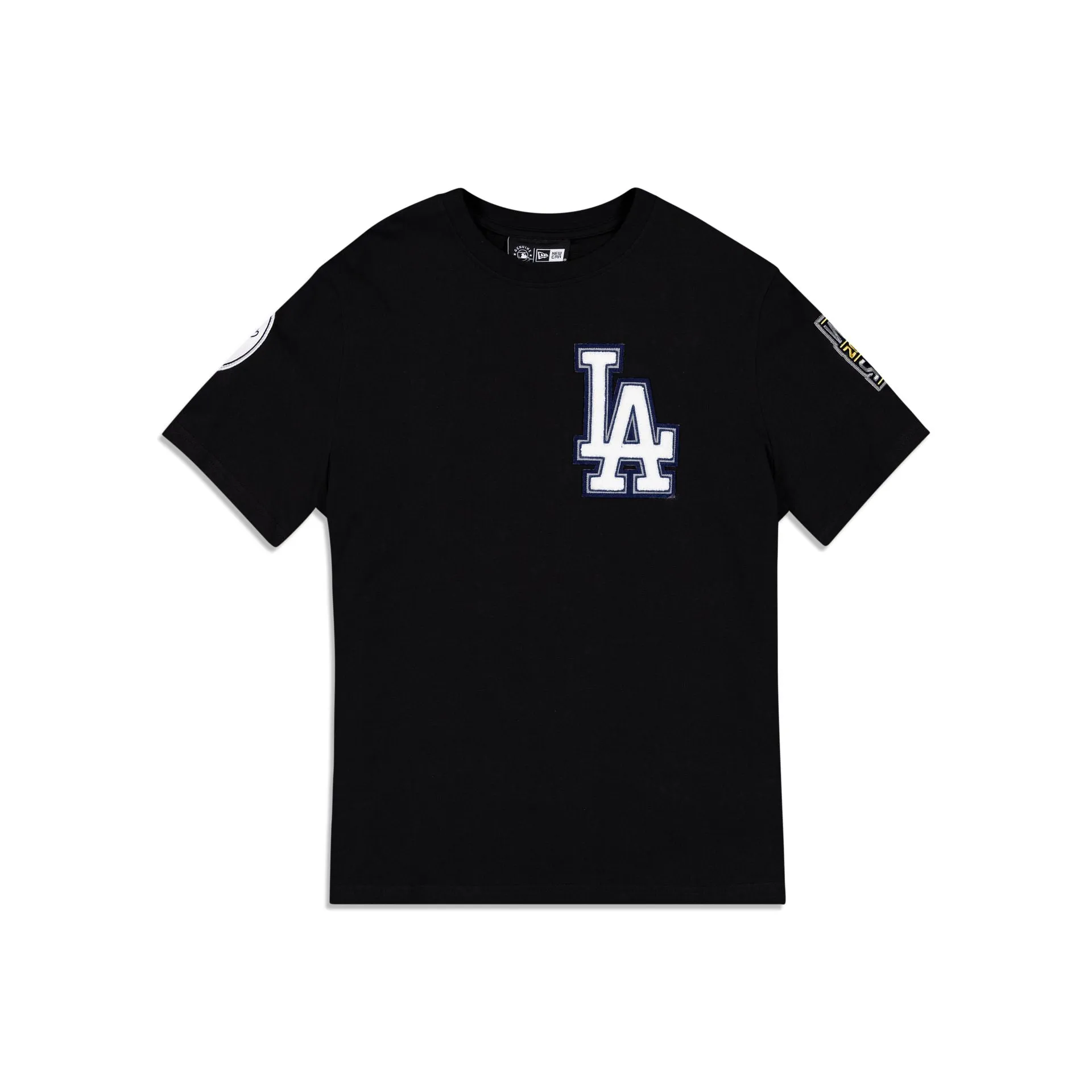 Los Angeles Dodgers Logo Select Color Flip Black T-Shirt sold by New Era