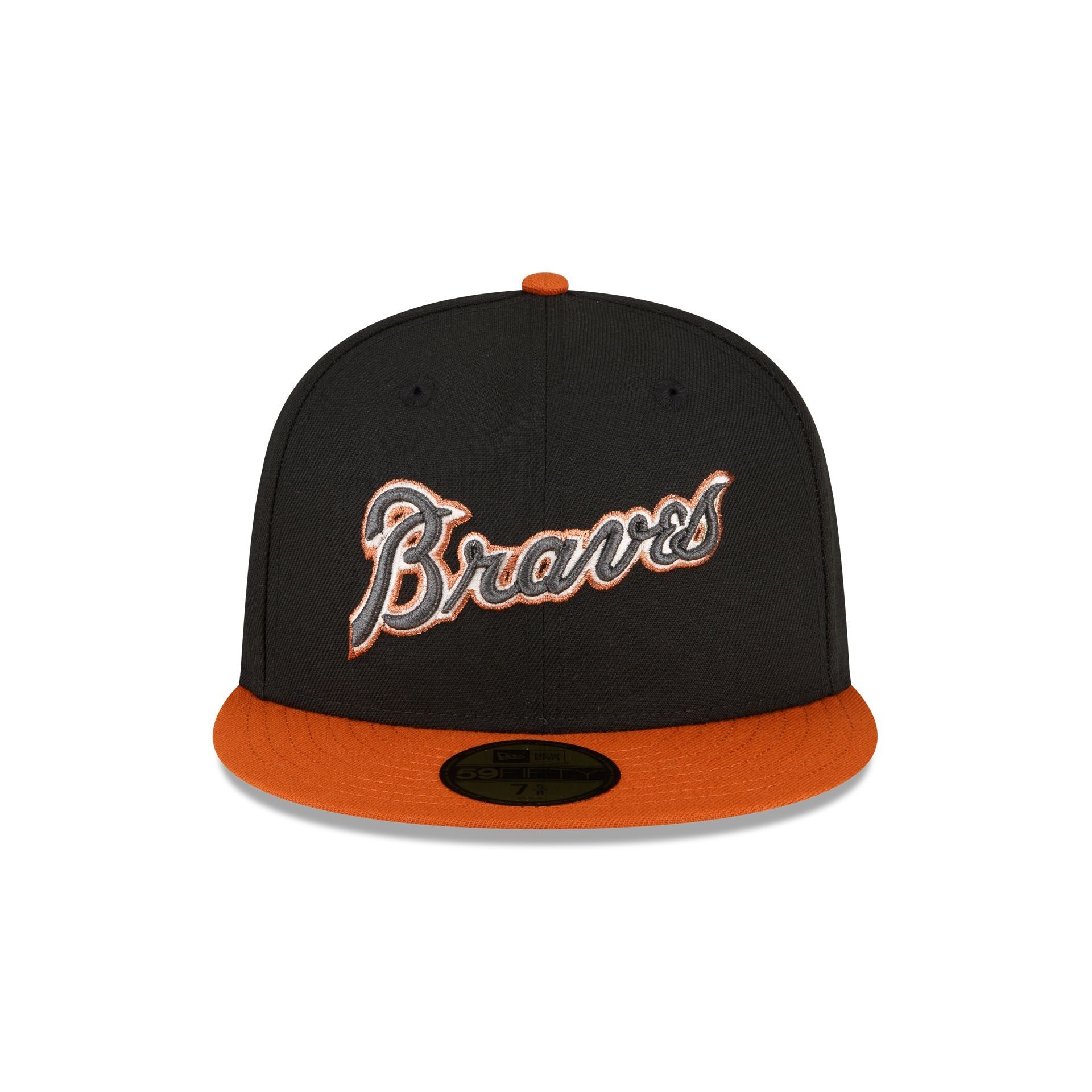 Just Caps Rust Orange Atlanta Braves 59FIFTY Fitted Hat sold by New Era product image thumbnail 2