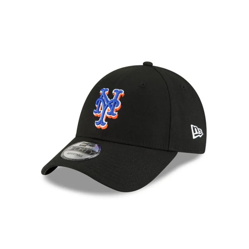 New York Mets The League Black 9FORTY Adjustable Hat sold by New Era