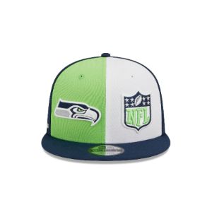 Seattle Seahawks 2023 Sideline 9FIFTY Snapback Hat sold by New Era