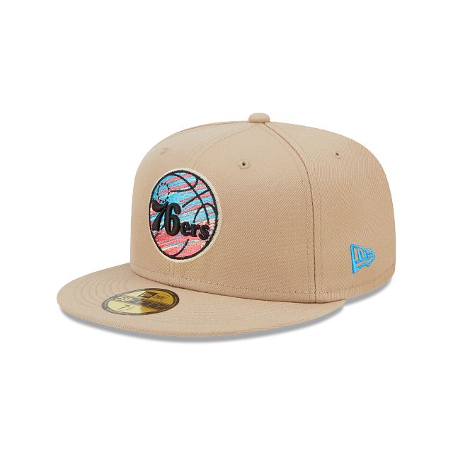 Philadelphia 76ers Team Neon 59FIFTY Fitted Hat sold by New Era