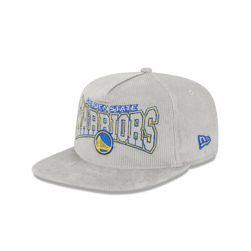 Golden State Warriors Gray Cord Golfer Hat sold by New Era