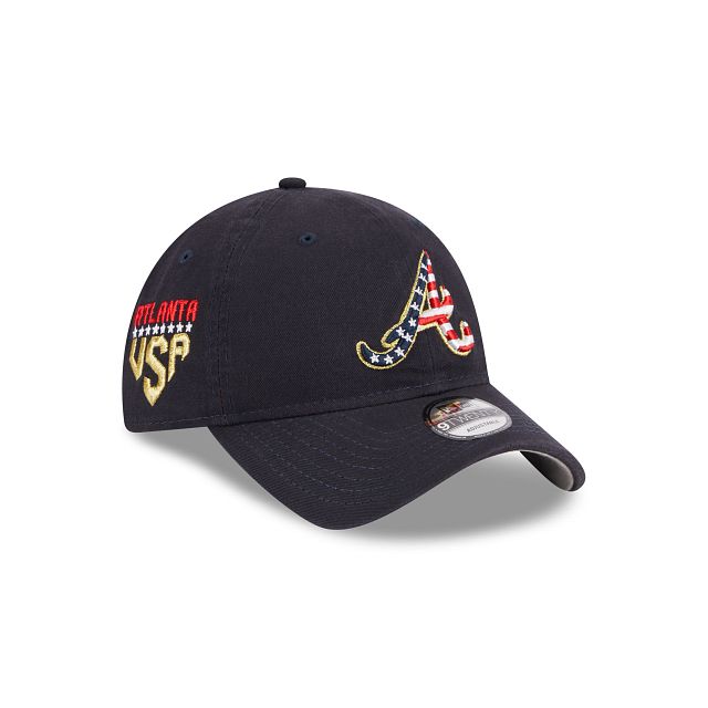 Atlanta Braves Independence Day 2023 9TWENTY Adjustable Hat sold by New Era