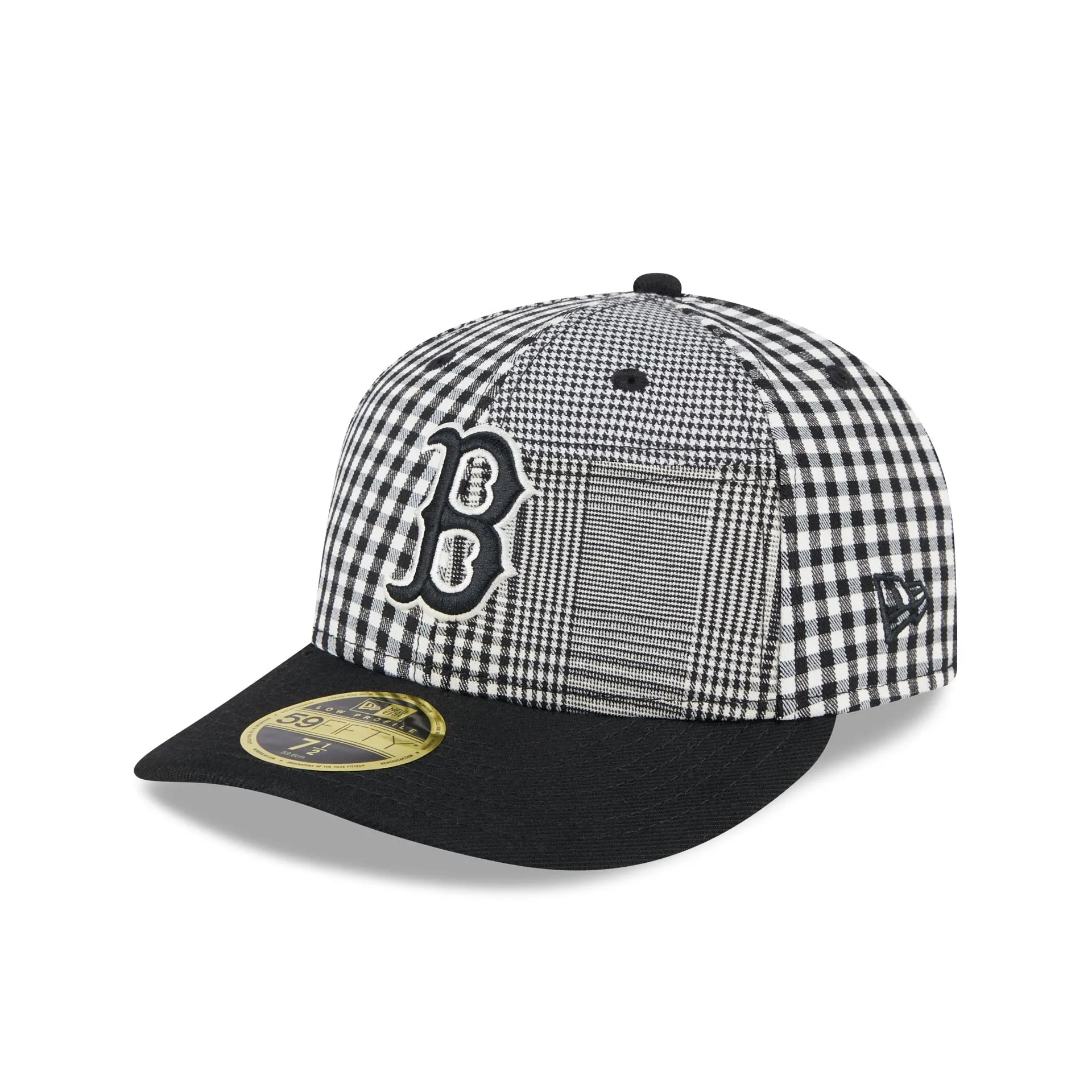 Boston Red Sox Patch Plaid Low Profile 59FIFTY Fitted Hat sold by New Era