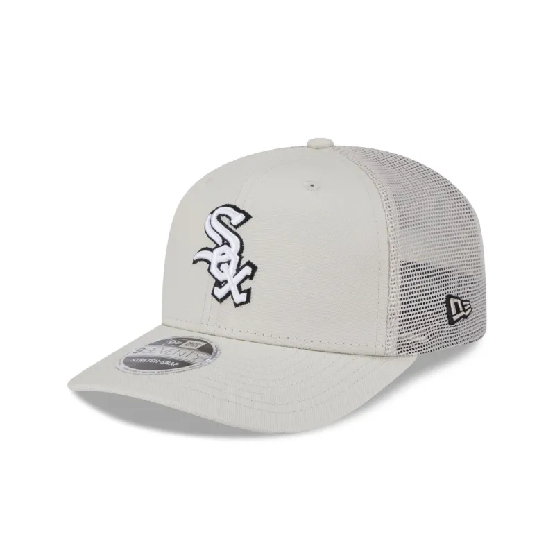 Chicago White Sox Canvas 9SEVENTY Trucker Hat sold by New Era