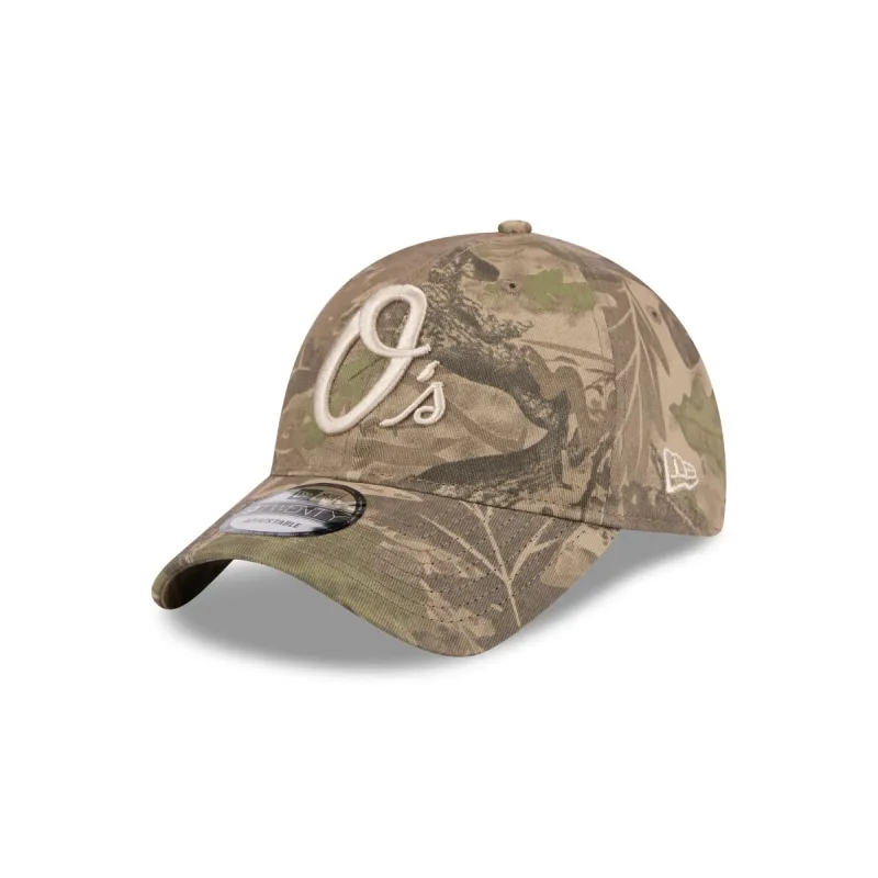 Baltimore Orioles Leaf Camo 9TWENTY Adjustable Hat sold by New Era