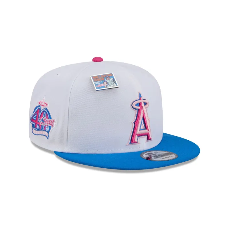 Big League Chew X Los Angeles Angels Cotton Candy 9FIFTY Snapback Hat sold by New Era