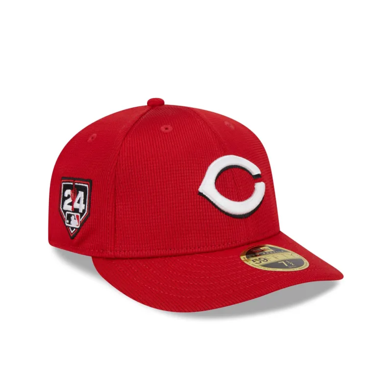 Cincinnati Reds 2024 Spring Training Low Profile 59FIFTY Fitted Hat sold by New Era