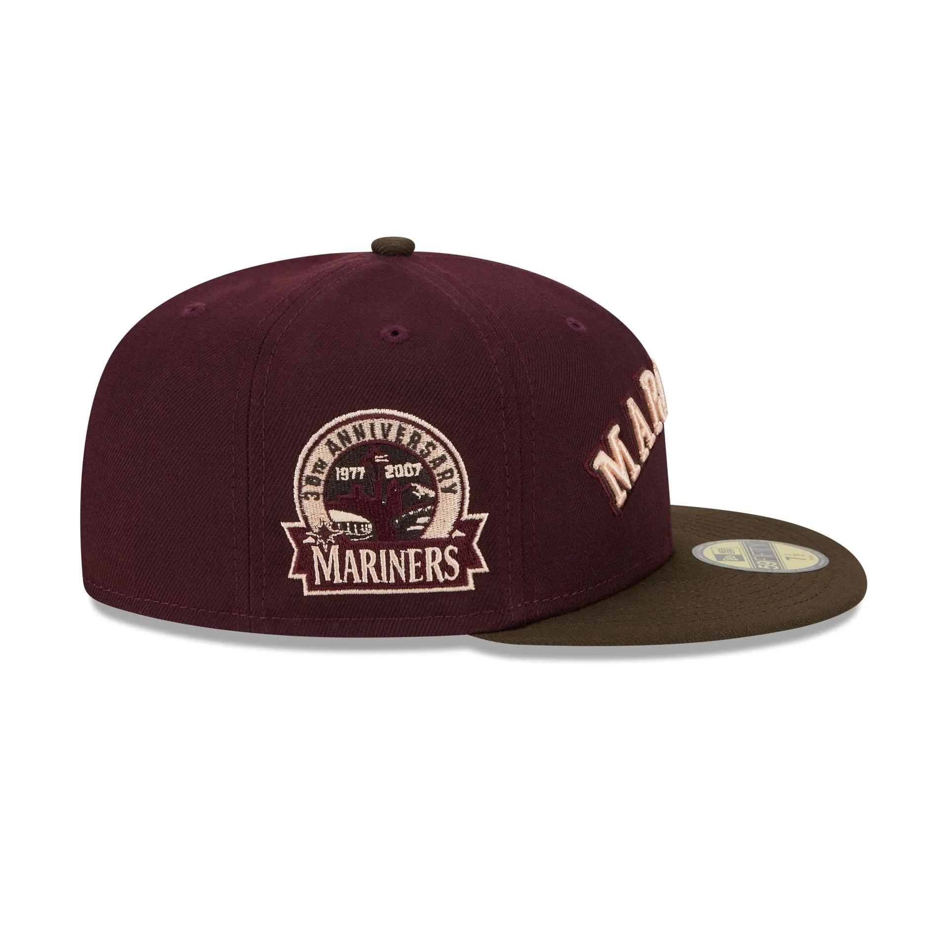 Seattle Mariners Berry Chocolate 59FIFTY Fitted Hat sold by New Era product image thumbnail 4