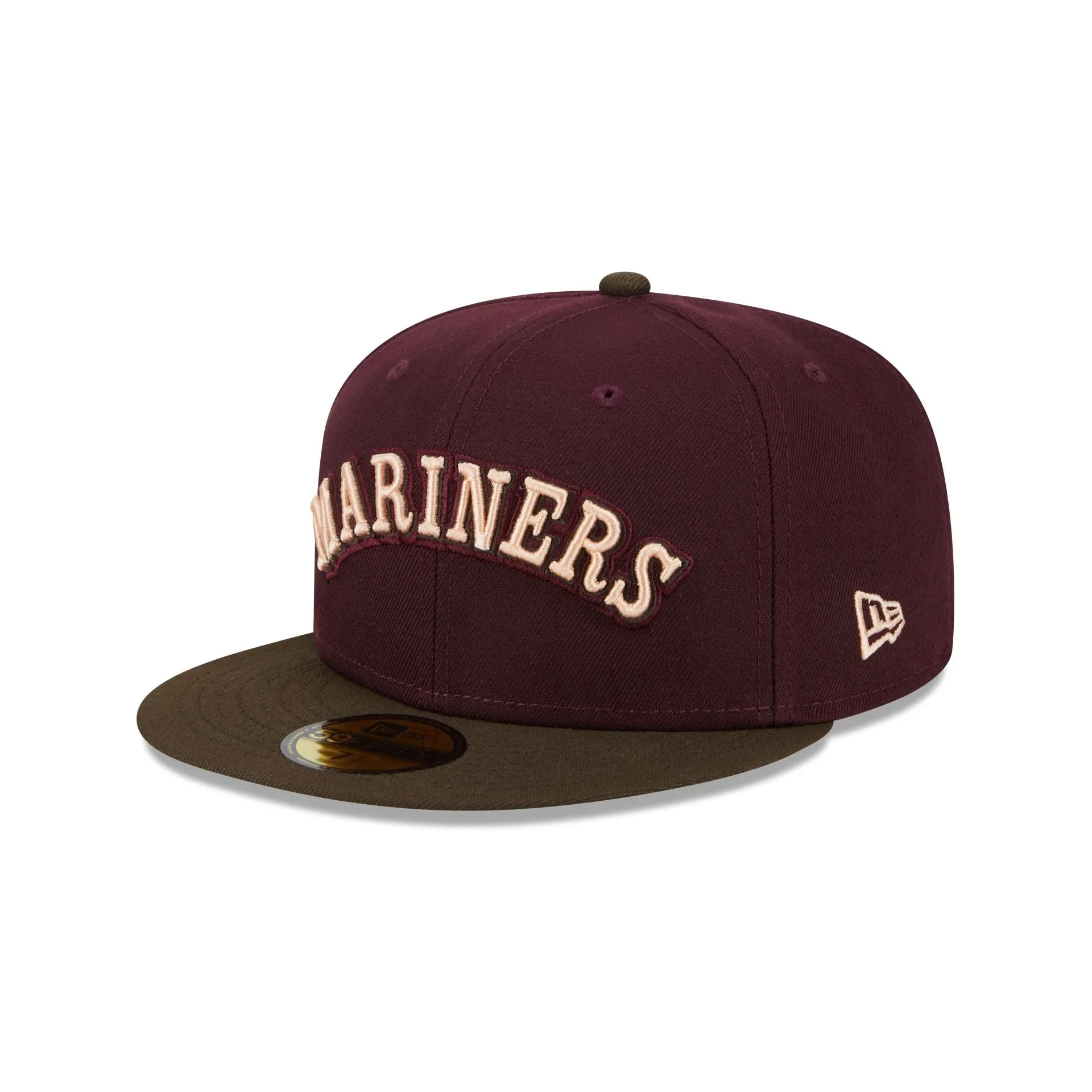 Seattle Mariners Berry Chocolate 59FIFTY Fitted Hat sold by New Era product image thumbnail 3