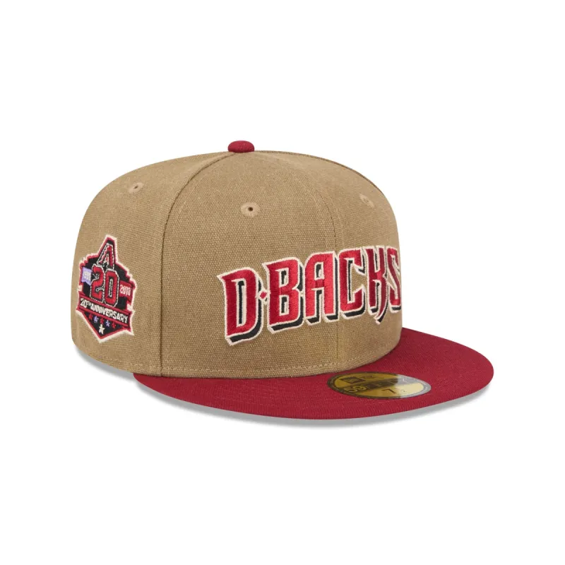 Arizona Diamondbacks Canvas Crown 59FIFTY Fitted Hat sold by New Era
