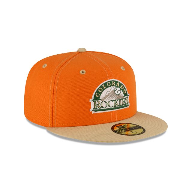 Just Caps Orange Popsicle Colorado Rockies 59FIFTY Fitted Hat sold by New Era product image thumbnail 3