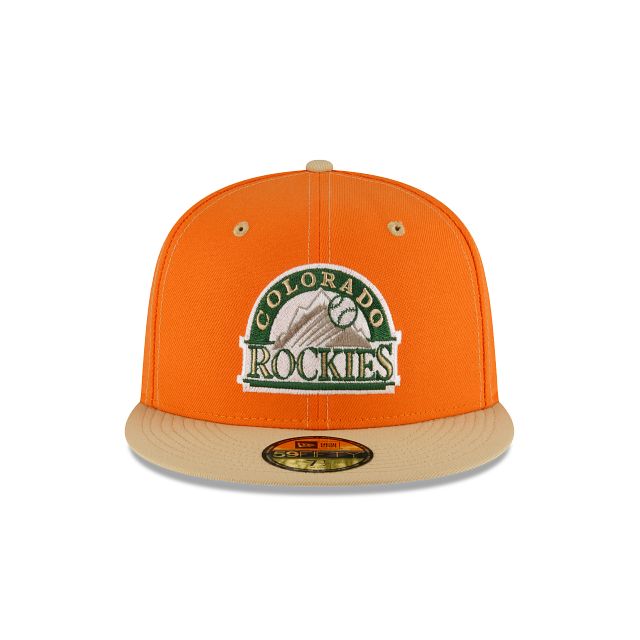 Just Caps Orange Popsicle Colorado Rockies 59FIFTY Fitted Hat sold by New Era product image thumbnail 2