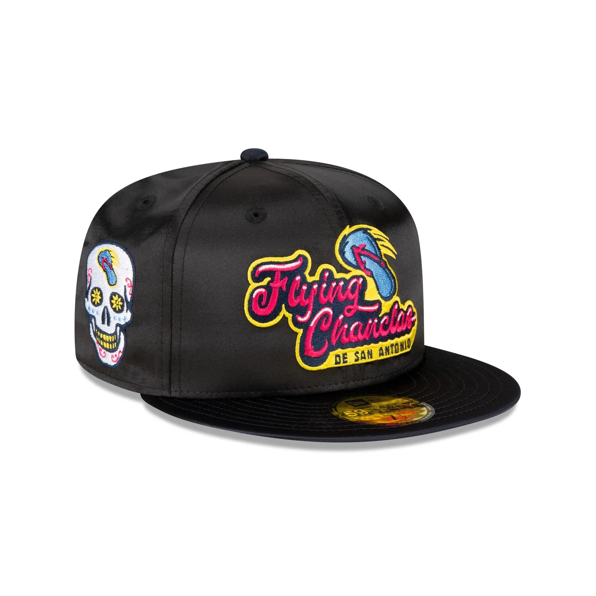 San Antonio Missions Black Satin 59FIFTY Fitted Hat sold by New Era