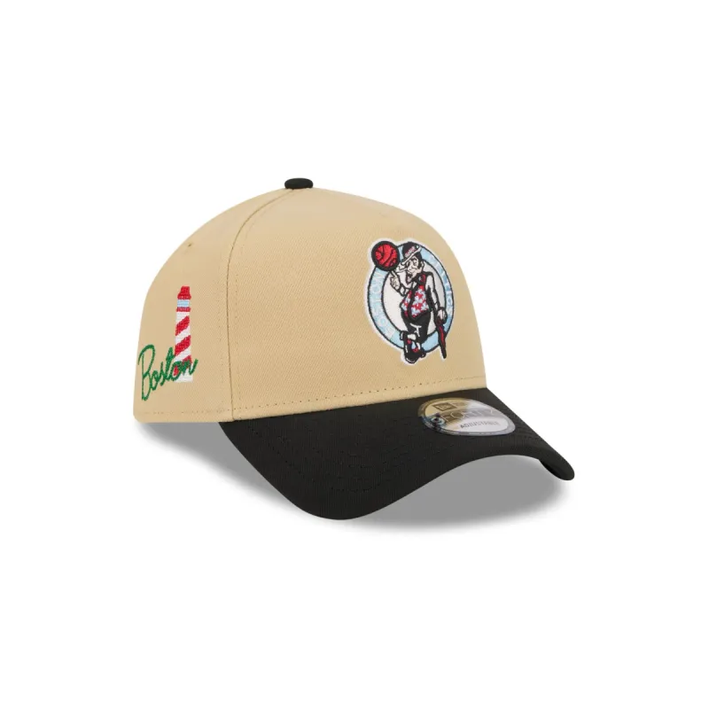 Boston Celtics City Side Patch 9FORTY A-Frame Snapback Hat sold by New Era