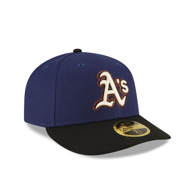 Oakland Athletics Navy Low Profile 59FIFTY Fitted Hat sold by New Era product image thumbnail 3