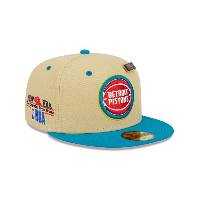 Detroit Pistons Tan 59FIFTY Fitted Hat sold by New Era