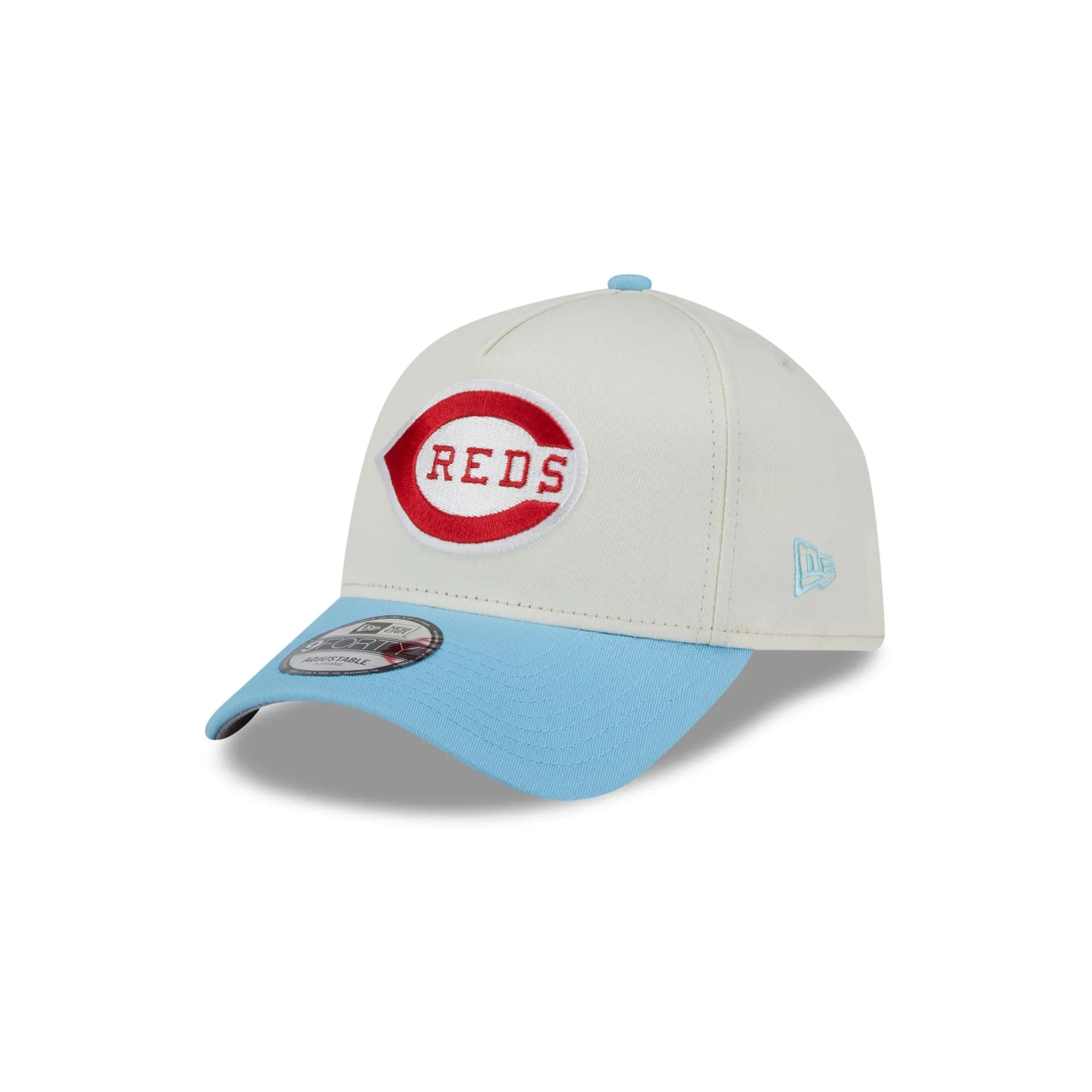 Cincinnati Reds Chrome White 9FORTY A-Frame Snapback Hat sold by New Era product image thumbnail 3