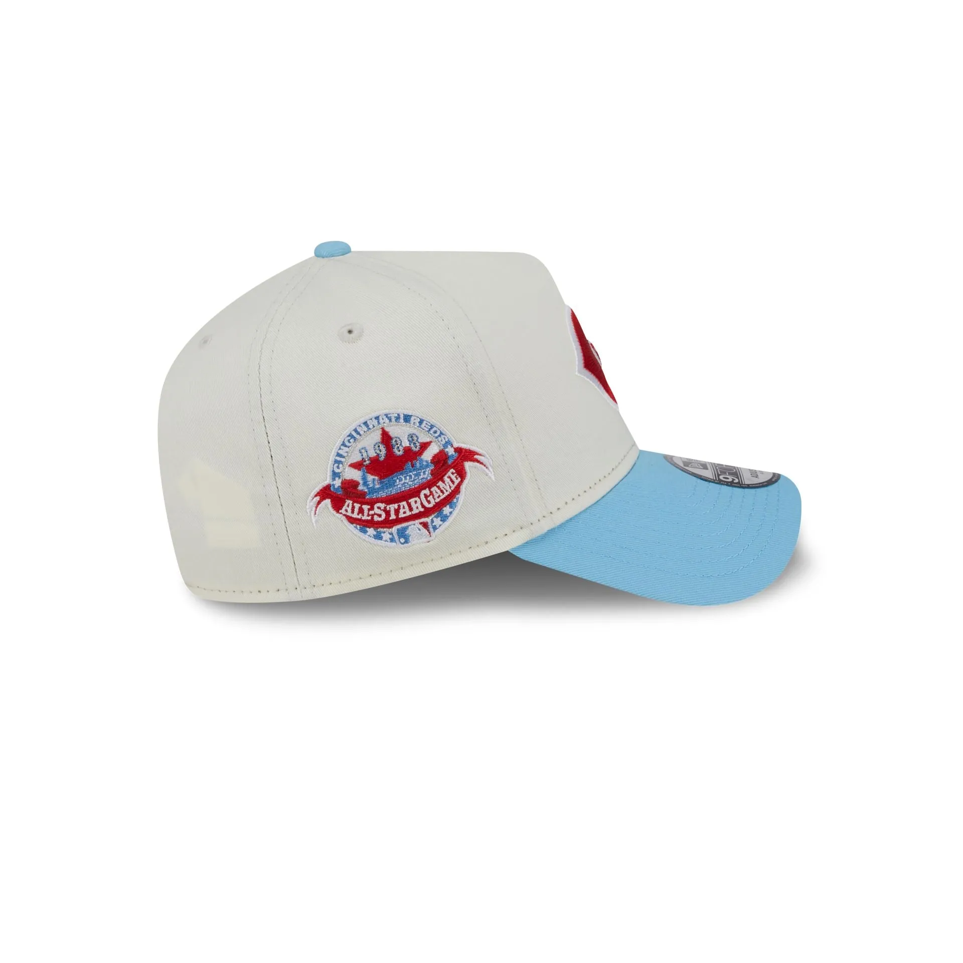 Cincinnati Reds Chrome White 9FORTY A-Frame Snapback Hat sold by New Era product image thumbnail 4