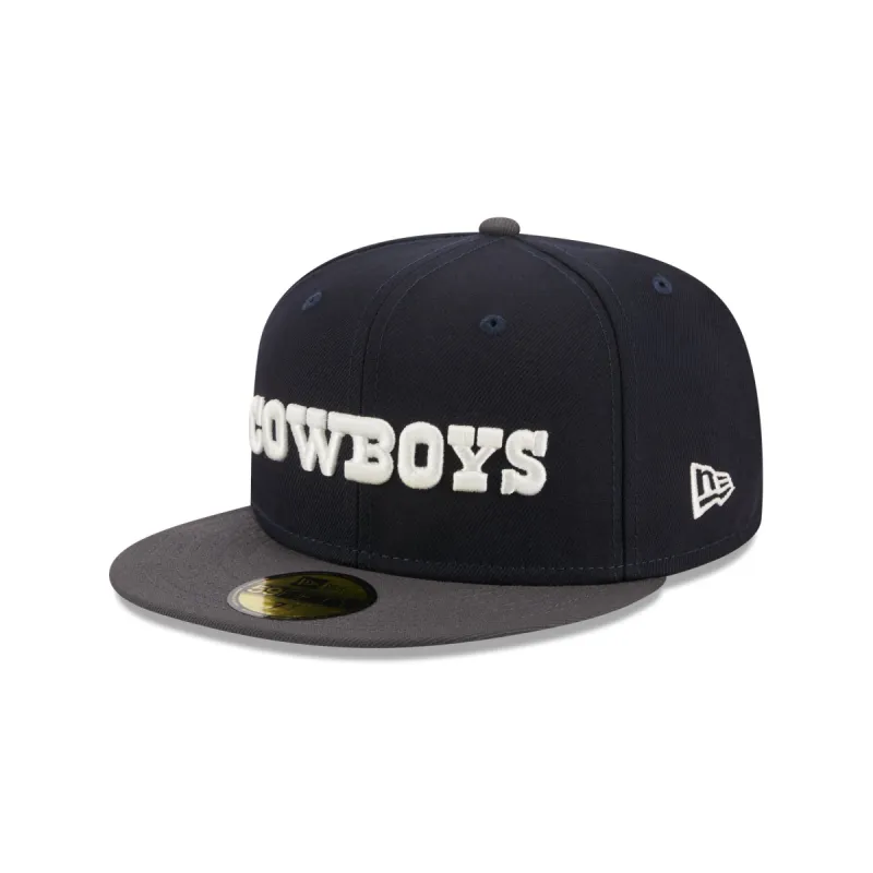 Dallas Cowboys Navy Crown 59FIFTY Fitted Hat sold by New Era