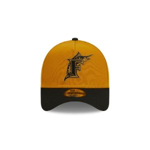 Miami Marlins Rustic Fall 9FORTY A-Frame Snapback Hat sold by New Era