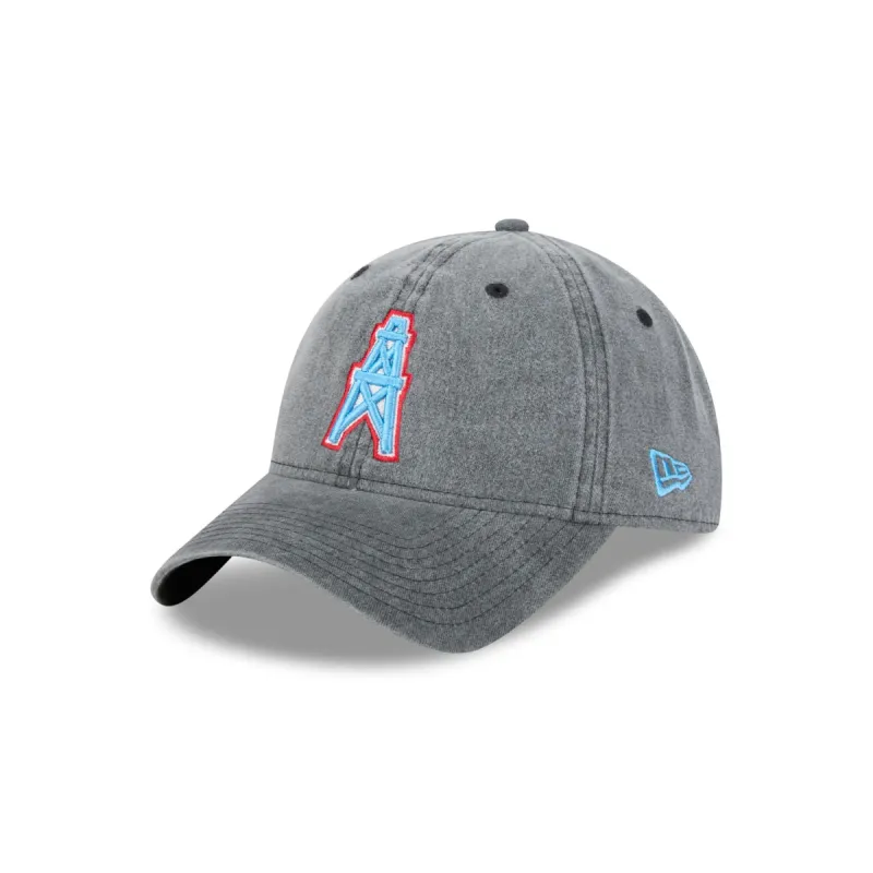 NFL Oilers Rugged 9TWENTY Adjustable Hat sold by New Era