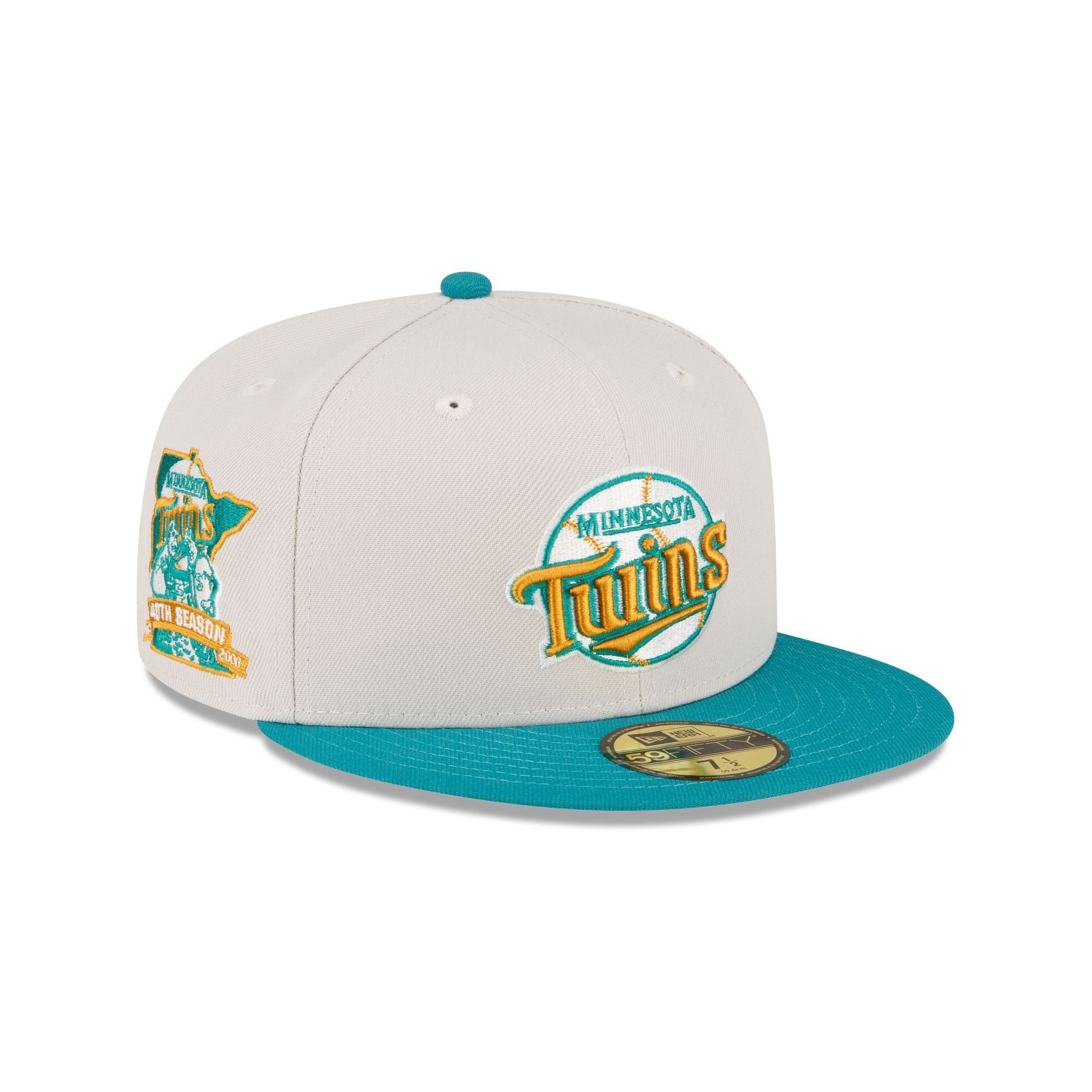 Just Caps Cadet Blue Minnesota Twins 59FIFTY Fitted Hat sold by New Era