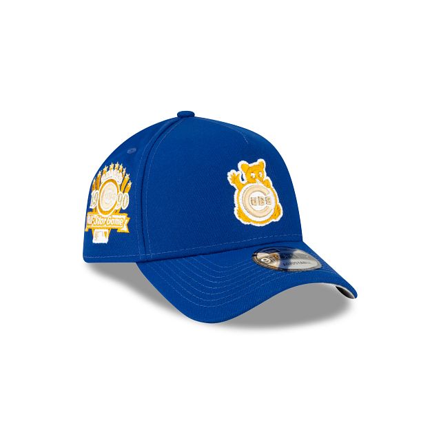 Chicago Cubs Gold Logo 9FORTY A-Frame Snapback sold by New Era
