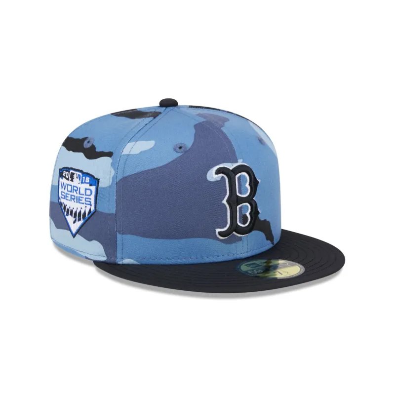 Just Caps Color Camo Boston Red Sox 59FIFTY Fitted Hat sold by New Era