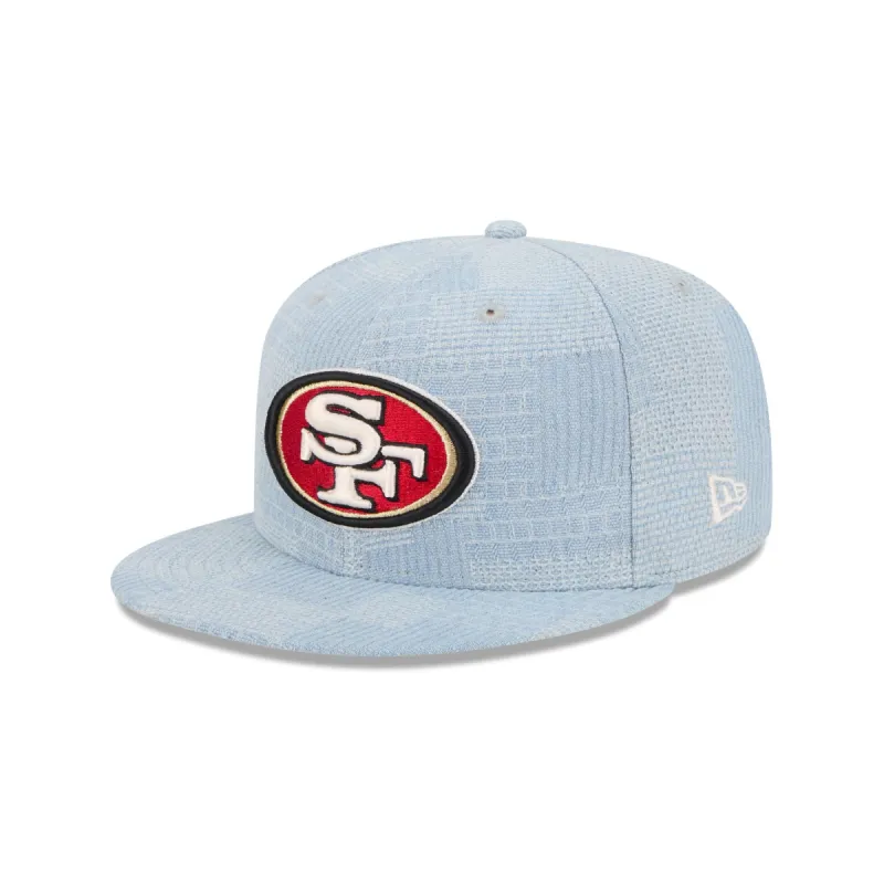San Francisco 49ers Denim Patchwork 9FIFTY Snapback Hat sold by New Era