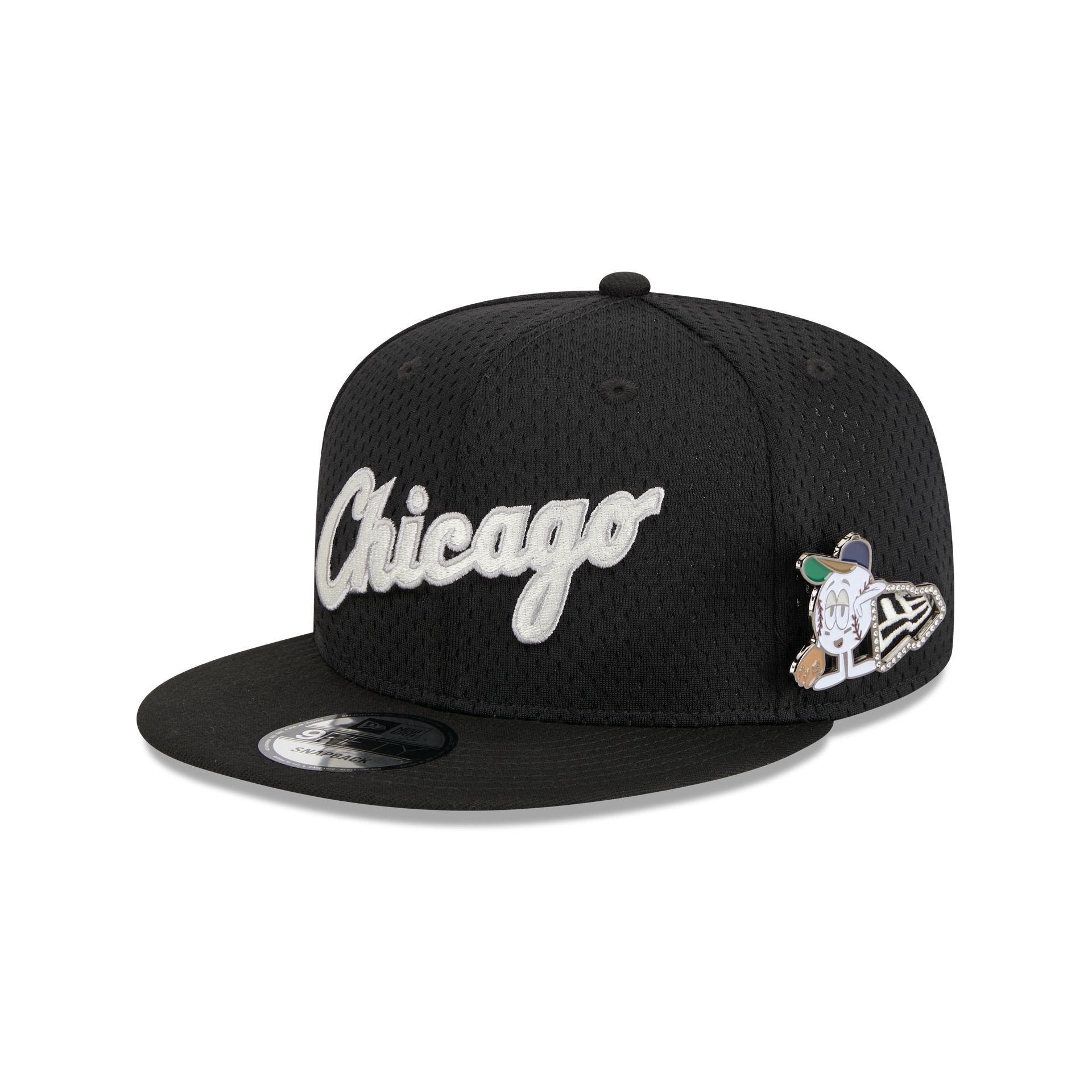 Chicago White Sox Post-Up Pin 9FIFTY Snapback Hat sold by New Era