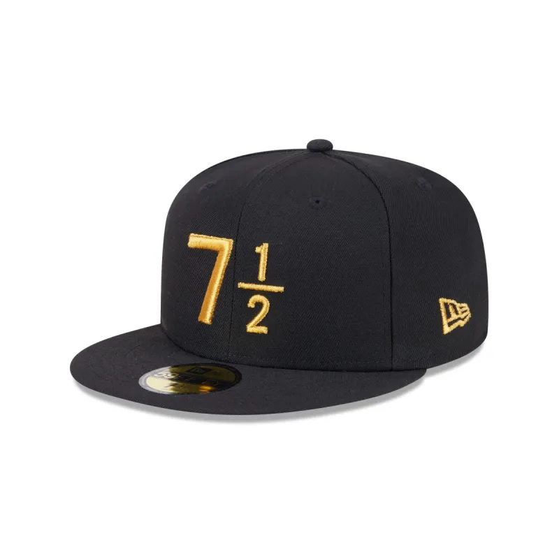 New Era Cap Signature Size 7 1/2 Black 59FIFTY Fitted Hat sold by New Era