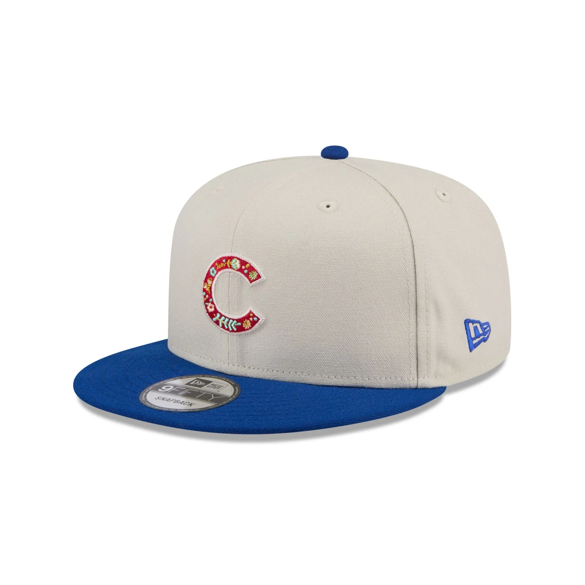 Chicago Cubs Floral Fill 9FIFTY Snapback Hat sold by New Era product image thumbnail 3