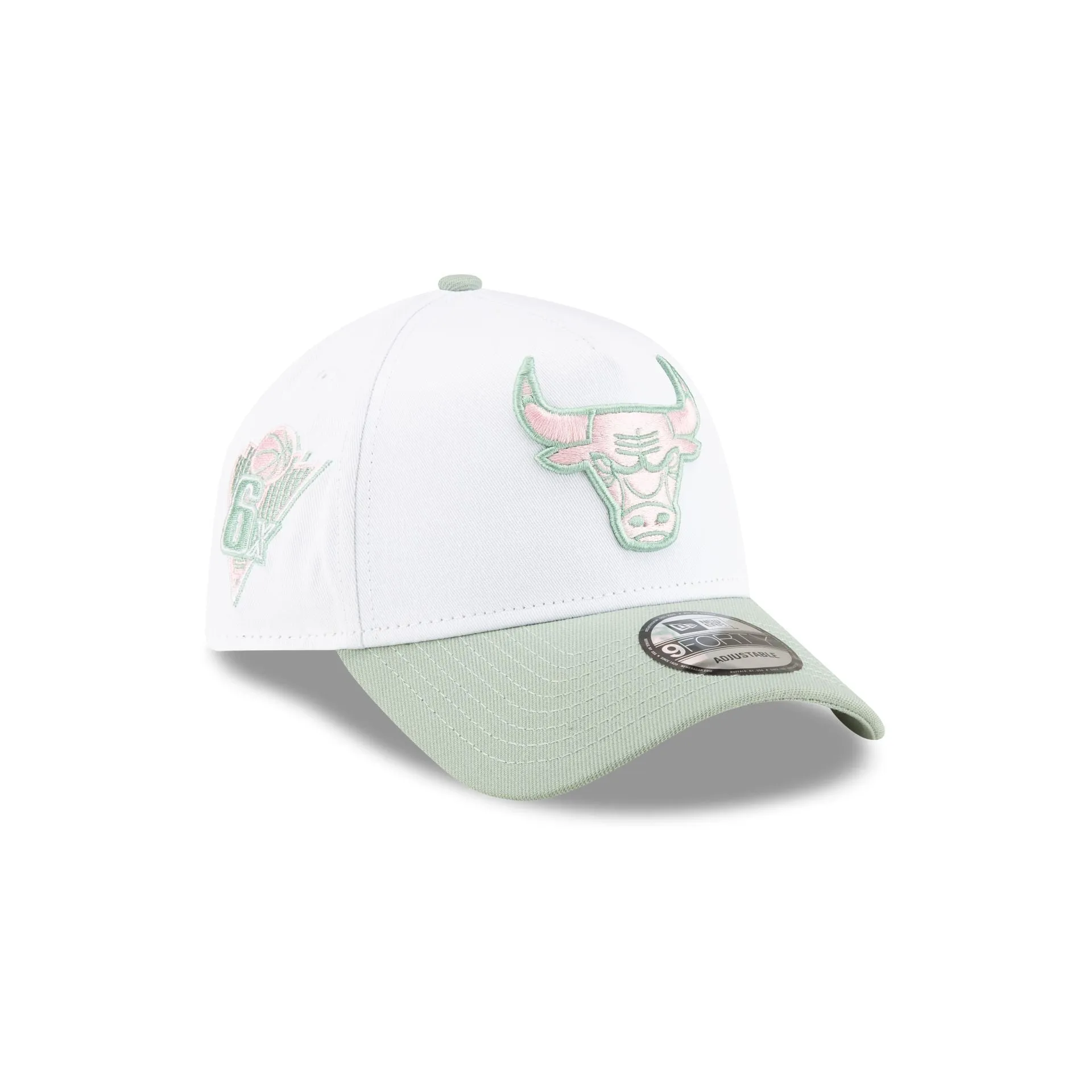 Chicago Bulls Spring Colorway 9FORTY A-Frame Snapback Hat sold by New Era