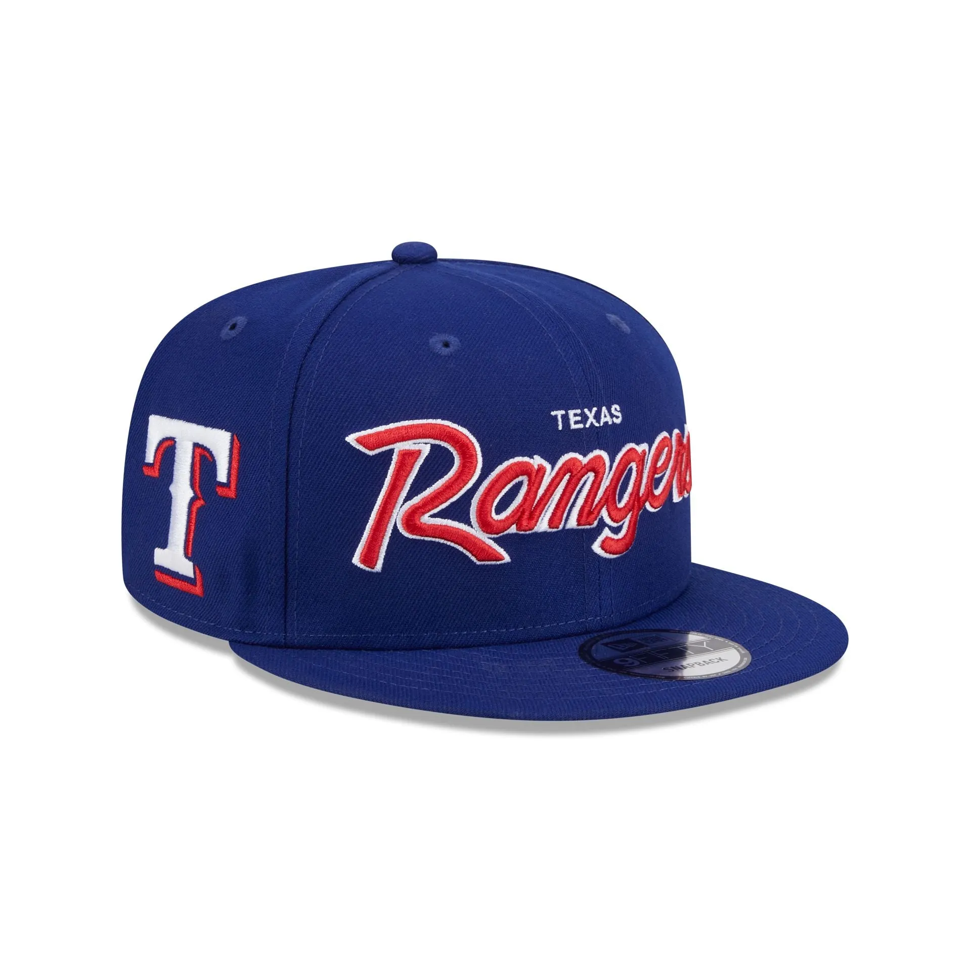 Texas Rangers Wordmark 9FIFTY Snapback Hat sold by New Era product image thumbnail 3