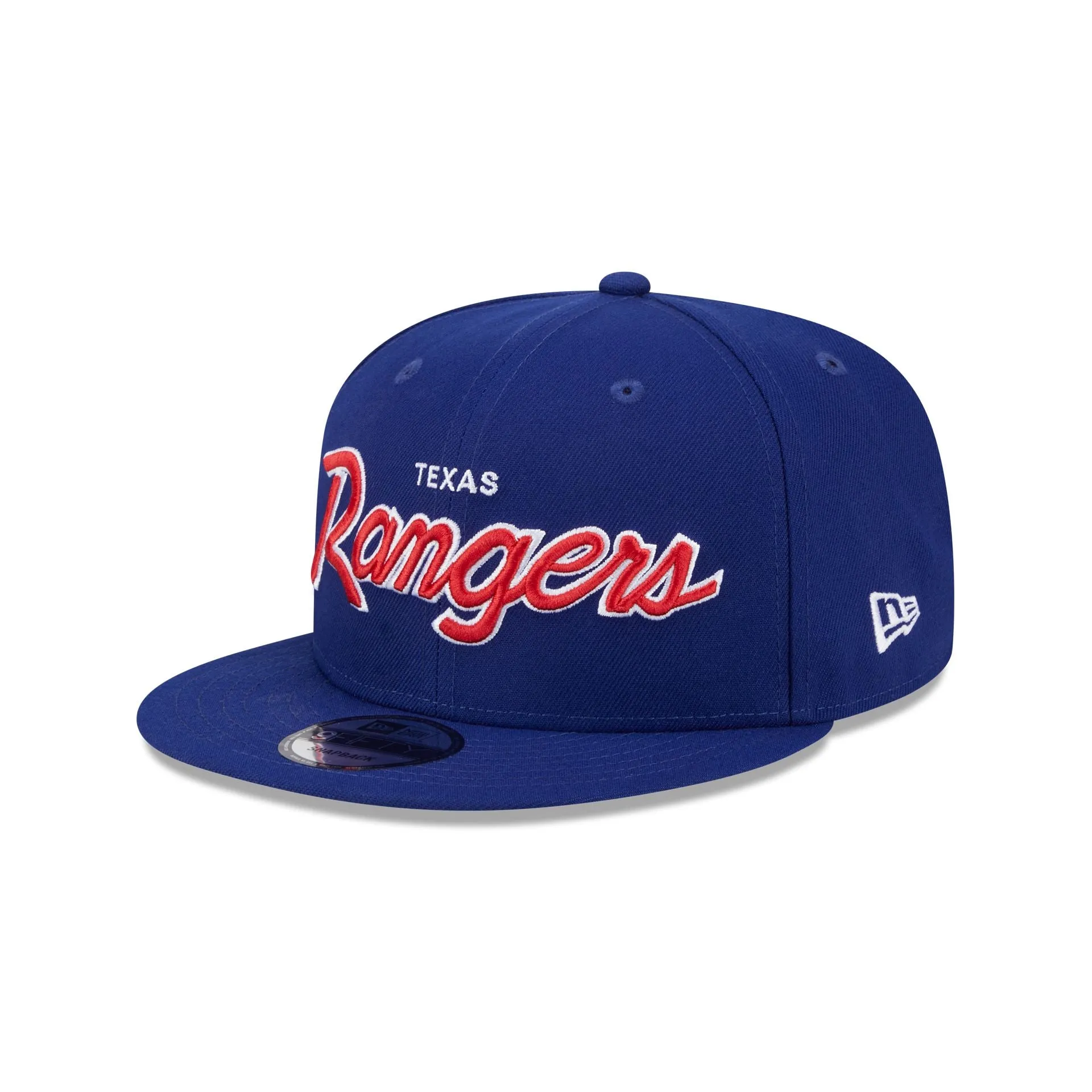 Texas Rangers Wordmark 9FIFTY Snapback Hat sold by New Era