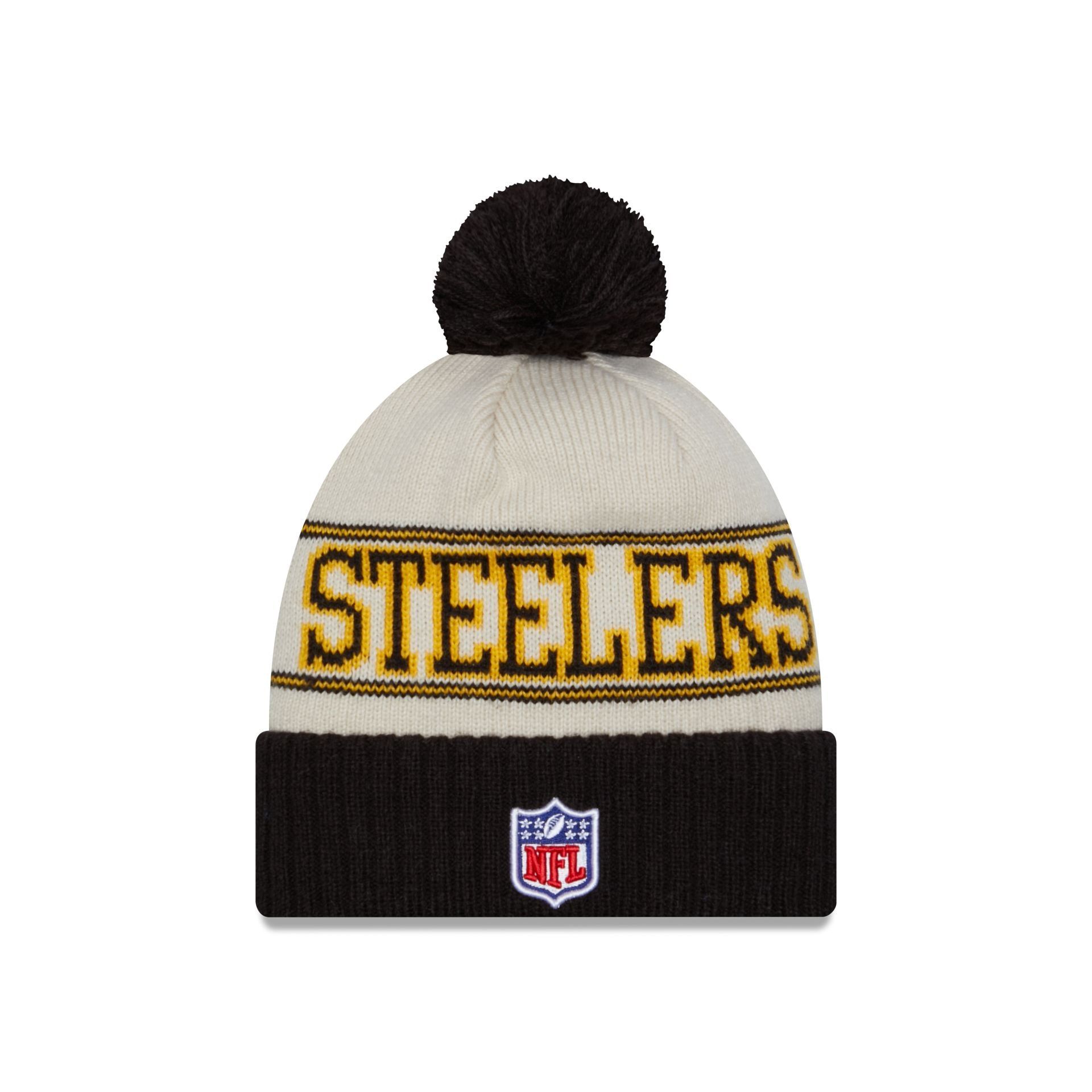 Pittsburgh Steelers 2023 Cold Weather Historic Pom Knit sold by New Era product image thumbnail 2