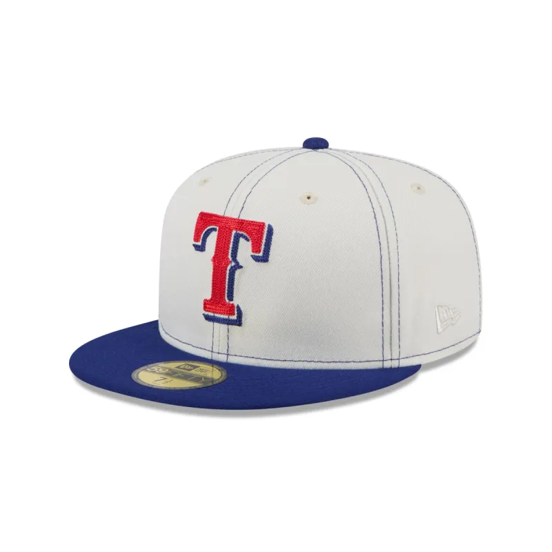 Texas Rangers Sandy Linen 59FIFTY Fitted Hat sold by New Era