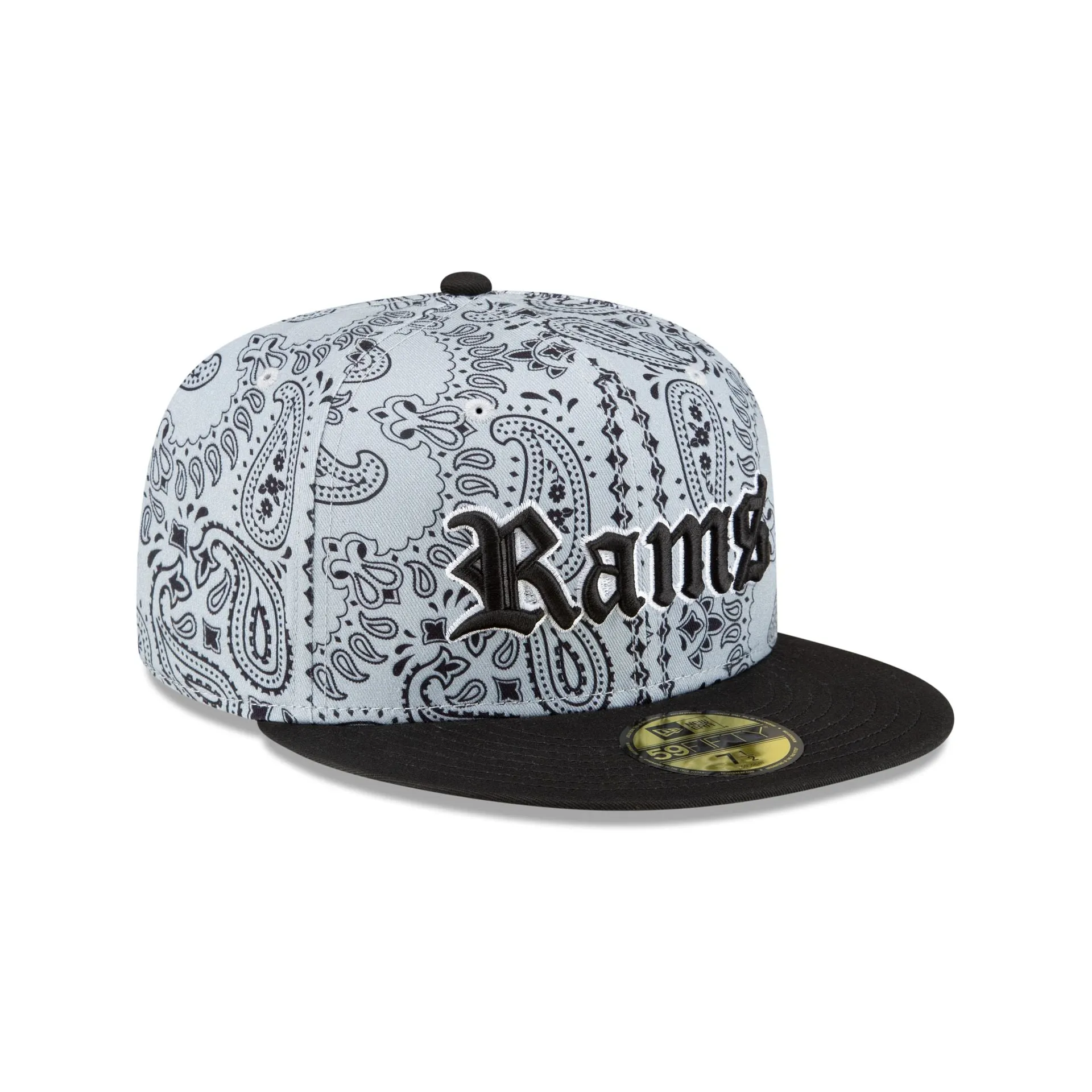 Los Angeles Rams Paisley Patch 59FIFTY Fitted Hat sold by New Era product image thumbnail 3