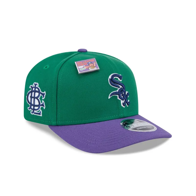 Big League Chew X Chicago White Sox Ground Ball Grape 9SEVENTY Stretch-Snap Hat sold by New Era