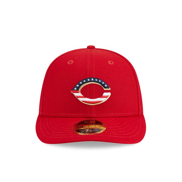 Cincinnati Reds Independence Day 2023 Low Profile 59FIFTY Fitted Hat sold by New Era product image thumbnail 2