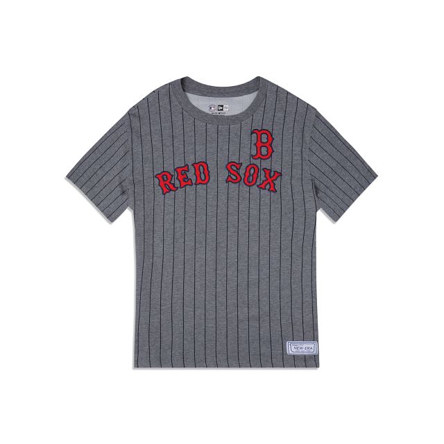 Boston Red Sox Striped Gray T-Shirt sold by New Era