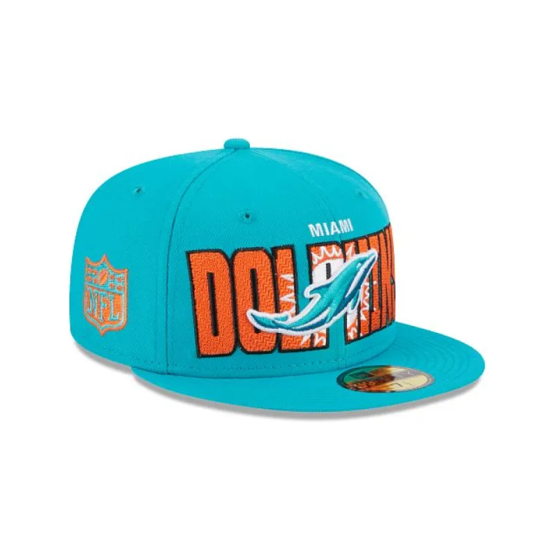 Miami Dolphins 2023 Draft Alt 59FIFTY Fitted Hat sold by New Era