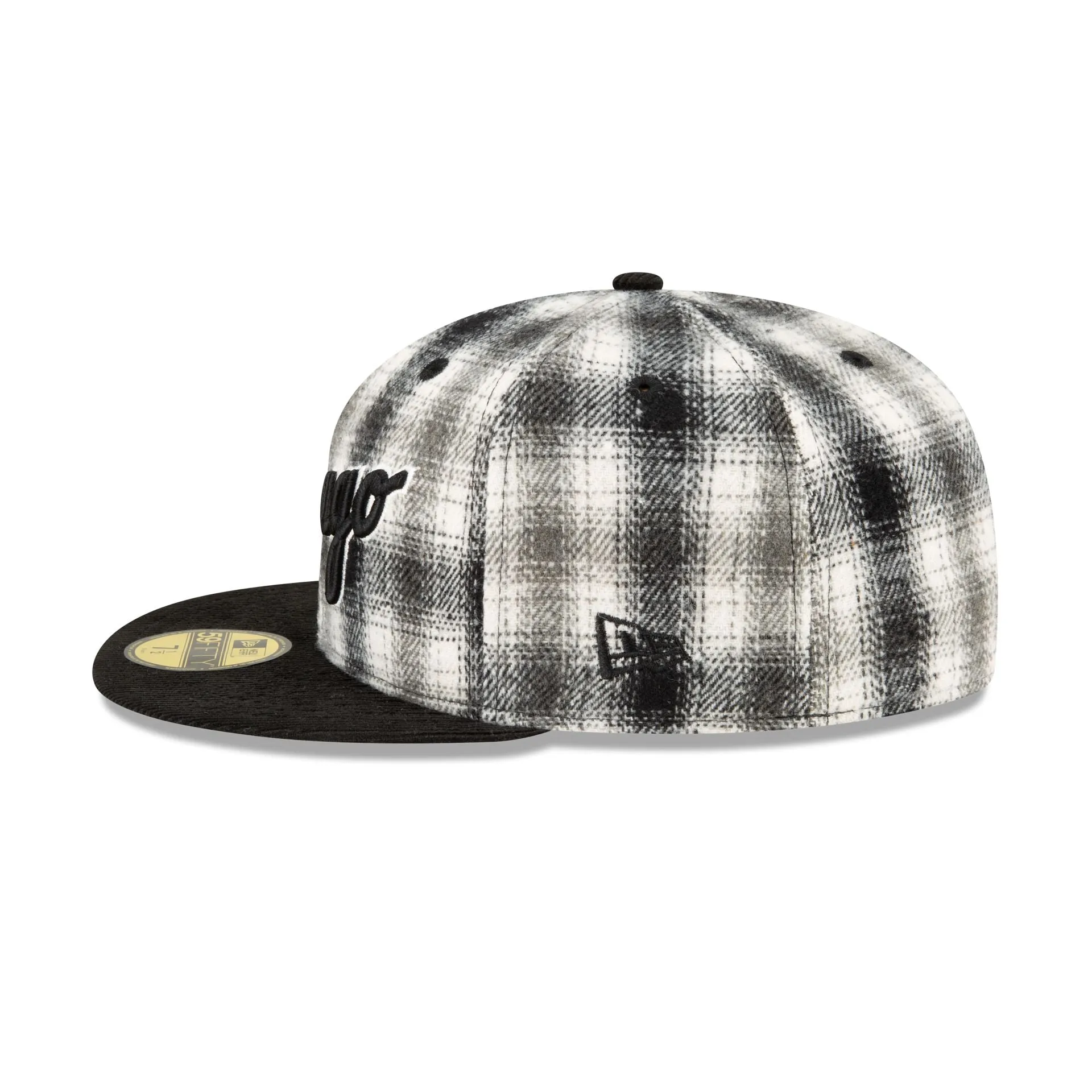 Just Caps Plaid Chicago White Sox 59FIFTY Fitted Hat sold by New Era product image thumbnail 5